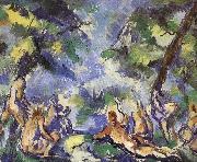 Paul Cezanne Bath nine women who oil on canvas